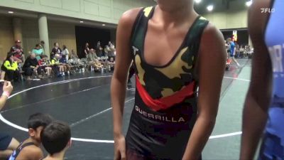 100 lbs Round 4 (6 Team) - Travon Cleveland, NC National Team White vs Aiden Meza, The Factory Wrestling