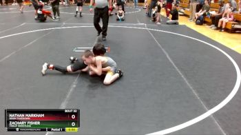 64 lbs Round 2 - Zachary Fisher, Troup Wrestling vs Nathan Markham, Bison Takedown