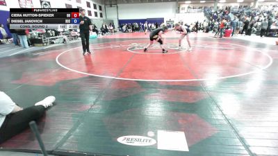 180 lbs Cons. Round 2 - Diesel Janovich, Southeast CC vs Ciera Hutton-Spieker, Ottawa University