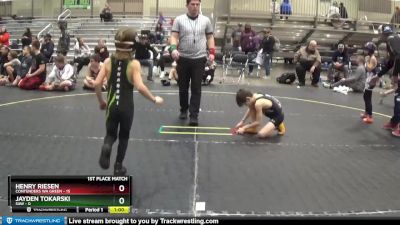 60 lbs Finals (2 Team) - Henry Riesen, Contenders WA Green vs Jayden Tokarski, SAW