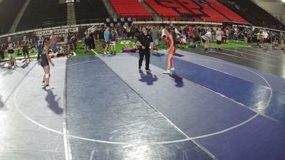 130 lbs 5th Place Match - Kaydence Gortat, Utah vs Zuri Tavarez, Idaho