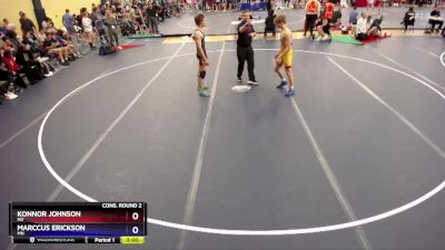 157 lbs Cons. Round 2 - Konnor Johnson, ND vs Marccus Erickson, MN