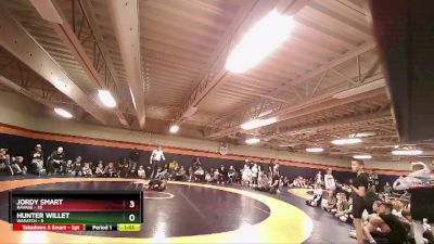 77 lbs Semis & 3rd Wb (16 Team) - Jordy Smart, Ravage vs Hunter Willet, Wasatch