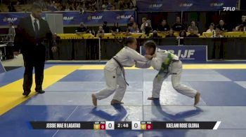 Kaelani Rose Gloria vs Jessie Mae R Lagatao 2026 Pan Kids Jiu-Jitsu IBJJF Championship