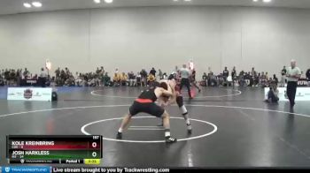 197 lbs Quarters & 1st Wb (16 Team) - Kole Kreinbring, Coe vs Josh Harkless, RIT