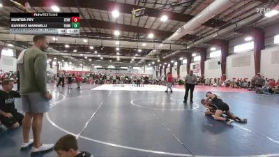 110 lbs Cross Bracket (8 Team) - Saverio Marinelli, Taylor Hammers vs Hunter Fry, Steller Trained Wolffe