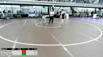 113A lbs Rr Rnd 2 - Bo Bassett, Bishop Mccort vs Ethan Smith, Tmc