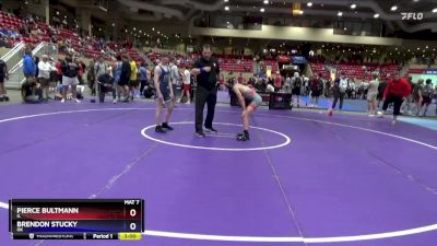 100 lbs Round 3 - Pierce Bultmann, IL vs Brendon Stucky, OK