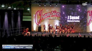 Flipping Out Tumbling - J $quad [2025 L4 Junior - D2 Day 1] 2025 Champion Cheer and Dance Grand Nationals