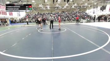 Girls 115 lbs Cons. Round 1 - Camilia Quintero, North Salinas Girls vs Thandie Butler, Sobrato Girls