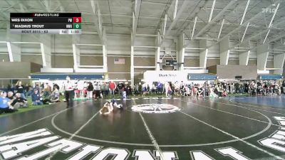 63 lbs Champ. Round 1 - Magnus Trout, Northside Wrestling Club vs Wes Dixon, Preston Warriors