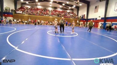 90 lbs Rr Rnd 4 - Eli Evans, Collinsville Cardinal Youth Wrestling vs Jaden Siler, Woodland Wrestling Club