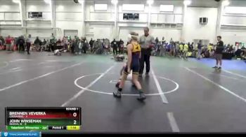 76 lbs Round 1 (8 Team) - Brennen Veverka, Crusaders vs John Winseman, Revival W