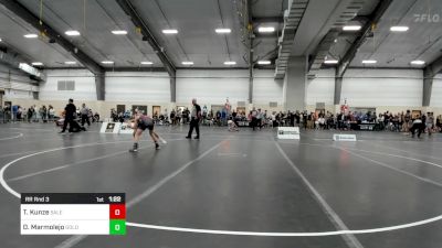 85 lbs Rr Rnd 3 - Tanner Kunze, Salem Elite Mat Club vs Dominic Marmolejo, Gold Rush Wrestling