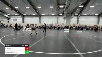 85 lbs Rr Rnd 3 - Tanner Kunze, Salem Elite Mat Club vs Dominic Marmolejo, Gold Rush Wrestling