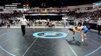 5A 114 lbs 3rd Place Match - Xavier Pacheco, Rio Rancho vs Aiden Rodriguez, Carlsbad