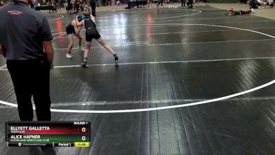 82 lbs Round 1 - Ellyett Galletta, Team Clay vs Alice Hafner, Cleveland Wrestling Club