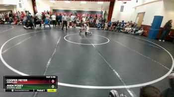 106 lbs Cons. Round 3 - Cooper Meyer, Wheatland vs Aven Posey, Wyoming Indian