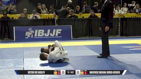 Maverick Indiana Soros-Berger vs Victor Ivo Vasilev 2026 Pan Kids Jiu-Jitsu IBJJF Championship