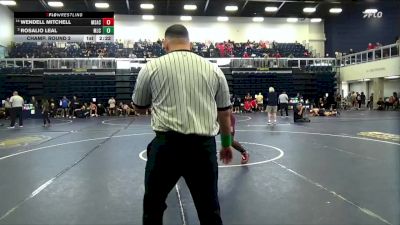 174 lbs Champ. Round 2 - Rosalio Leal, Modesto Junior College vs Wendell Mitchell, Mt. San Antonio College