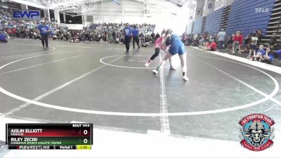 136 lbs Quarterfinal - Riley Zeciri, Combative Sports Athletic Center vs Aislin Elliott, Missouri