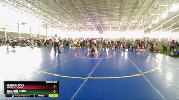 93 lbs Cons. Round 1 - Kelton King, Top Of Utah vs Ganon Fox, Emery Allstars