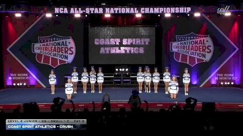 Coast Spirit Athletics - Crush [2026 L2 Junior - D2 - Small - C Day 2] 2026 NCA All-Star National Championship