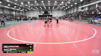 94 lbs Cons. Round 3 - Abby Hargarther, Midlakes vs Bailey Bryman, Attica/Batavia