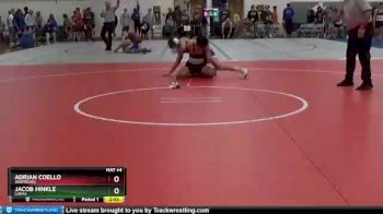 141 lbs Champ. Round 1 - Adrian Coello, Wartburg vs Jacob Hinkle, Loras