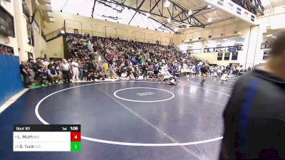 189 lbs Round Of 32 - Landon Muth, Bethlehem Catholic vs Sam Tuck, Legacy Christian Academy