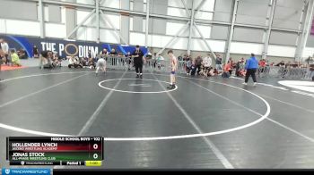 102 lbs Cons. Round 2 - Hollender Lynch, Ascend Wrestling Academy vs Jonas Stock, All-Phase Wrestling Club