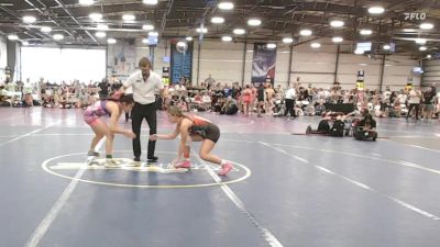 126 lbs Rr Rnd 3 - Olivia Lemus, Indiana Outlaws Purple vs Maya Castrejon, 5forty Lady Brawlers