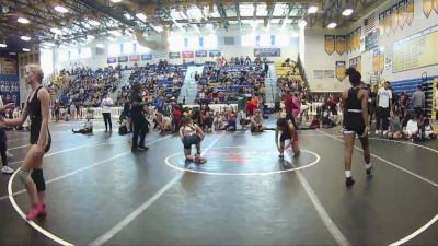 110 lbs Cons. Round 2 - Peyton Rego, Camden County Outsiders vs Bianca Ribeiro-Barbosa, Attack