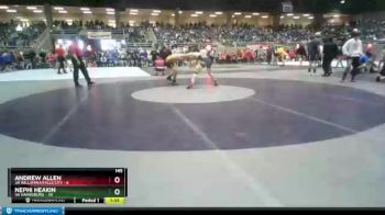 145 lbs Quarterfinals (8 Team) - Nephi Heakin, 3A Harrisburg vs Andrew Allen, 3A Willamina/Falls City