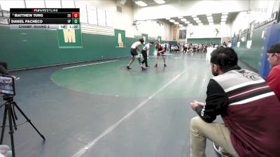 138 lbs Champ. Round 3 - Daniel Pacheco, Villa Park vs Matthew Tung, Scripps Ranch