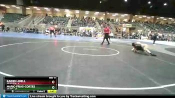 145 lbs Round 1 (4 Team) - Kaiden Abell, 3A Dayton vs Mario Frias-Cortes, 3A Taft