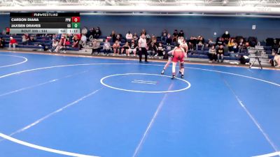 144 lbs Champ. Round 2 - Jaxsen Draves, GI GRAPPLERS vs Carson Diana, Pikes Peak Warriors