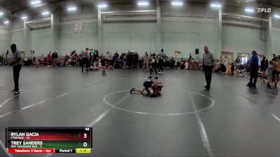 48 lbs Round 2 (8 Team) - Rylan Gacia, CTWHALE vs Trey Sanders, Mat Assassins Red