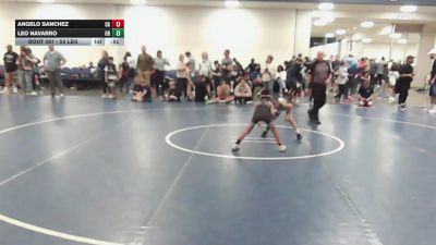 55 lbs Consi Of 4 - Angelo Sanchez, CA vs Leo Navarro, OR