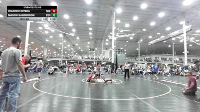 128 lbs Rr Rnd 4 - Ricardo Rivera, Parkland - HS vs Mason Sanderson, State College - HS
