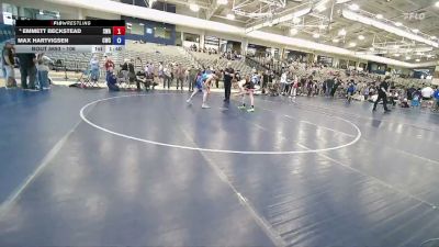106 lbs 3rd Place Match - Emmett Beckstead, Sanderson Wrestling Academy vs Max Hartvigsen, Champions Wrestling Club