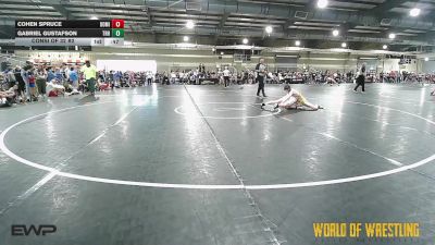 108 lbs Consi Of 32 #2 - Cohen Spruce, Dominate Wrestling Club vs Gabriel Gustafson, Top Rank Hammers