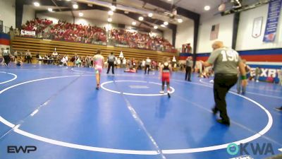 80 lbs Round Of 16 - Gabriel Allen, Ponca City Wildcat Wrestling vs Cooper Ross, Tonkawa Takedown Club