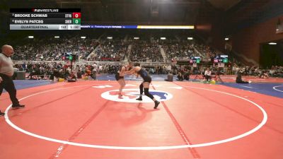 170 lbs Quarterfinal - Brooke Schwab, Star Valley vs Evelyn Patceg, Sheridan