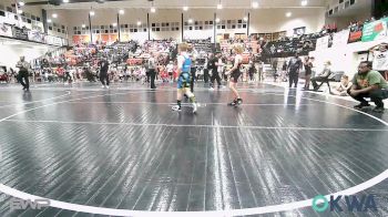 76 lbs Rr Rnd 1 - Stetson Rutherford, Grove Takedown Club vs Boston Bollinger, Tulsa Blue T Panthers