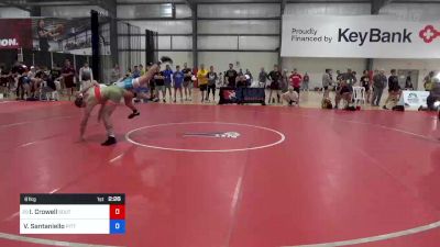 61 kg Round Of 64 - Isaac Crowell, Southeastern Wrestling Club vs Vincent Santaniello, Pittsburgh Wrestling Club