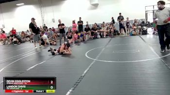 76 lbs Semifinal - Landon Davis, 518 Grapplers vs Devin Eggleston, Xtreme Wrestling