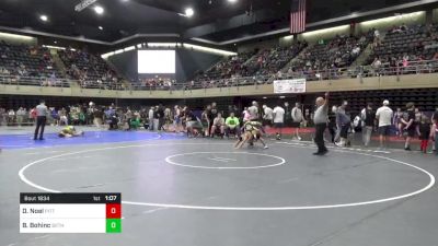 135 lbs Quarterfinal - D J Noel, Pittsburgh vs Braxton Bohinc, Bethesda