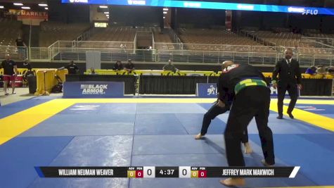 Jeffrey Mark Makwich vs William Neuman Weaver 2025 Pan Jiu Jitsu IBJJF Championship