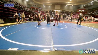 120-131 lbs Semifinal - Daizee Miller, Skiatook Youth Wrestling vs Brendon Fish, Berryhill Wrestling Club